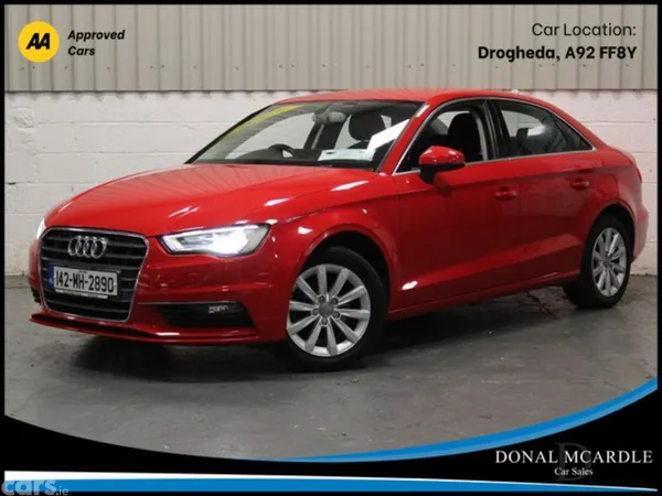 Audi A3 Saloon, Petrol, 2014, Red