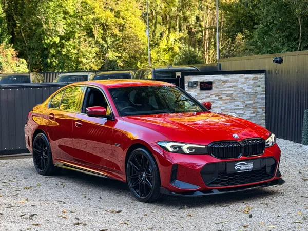 BMW 3-Series Saloon, Petrol Plug-in Hybrid, 2023, Red