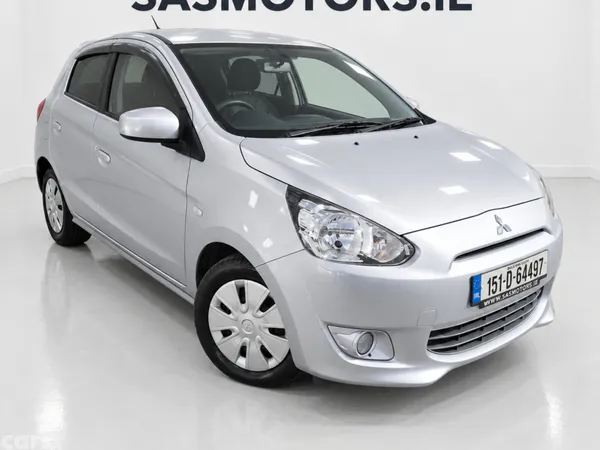 Mitsubishi Mirage Hatchback, Petrol, 2015, Silver