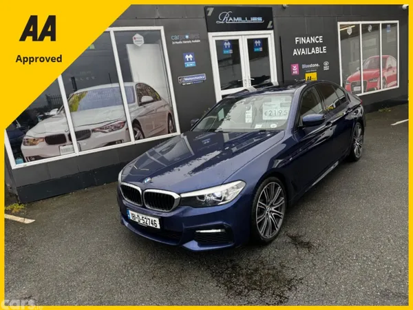 BMW 5-Series Saloon, Diesel, 2018, Blue