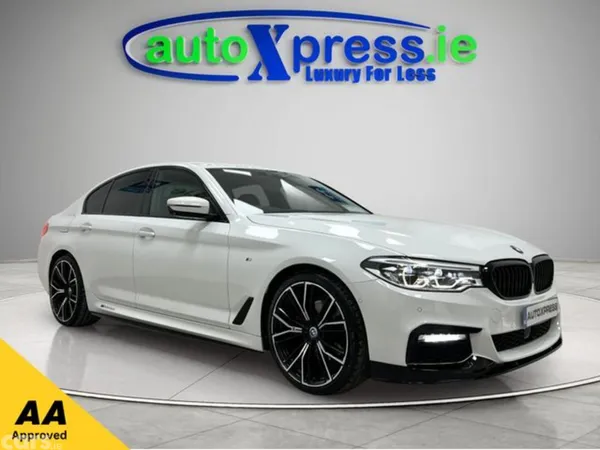 BMW 5-Series Saloon, Diesel, 2019, White