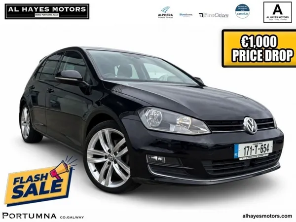 Volkswagen Golf Hatchback, Diesel, 2017, Black