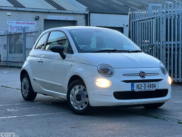Fiat 500 Hatchback, Petrol, 2016, White
