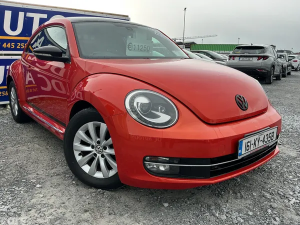 Volkswagen Beetle Hatchback, Petrol, 2016, Orange