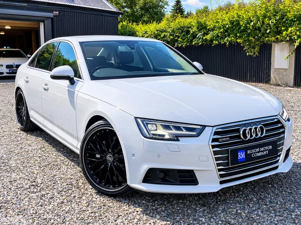 Audi A4 Saloon, Petrol, 2017, White