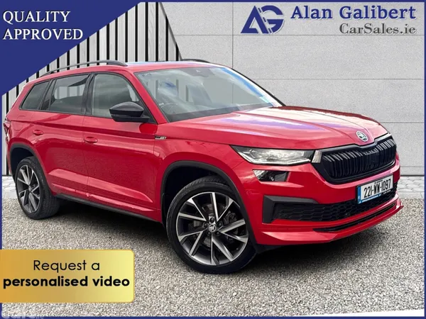Skoda Kodiaq Estate, Diesel, 2022, Red