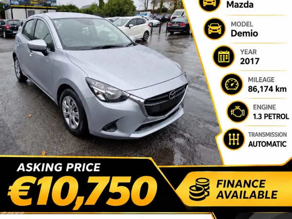 Mazda Demio Hatchback, Petrol, 2017, Silver