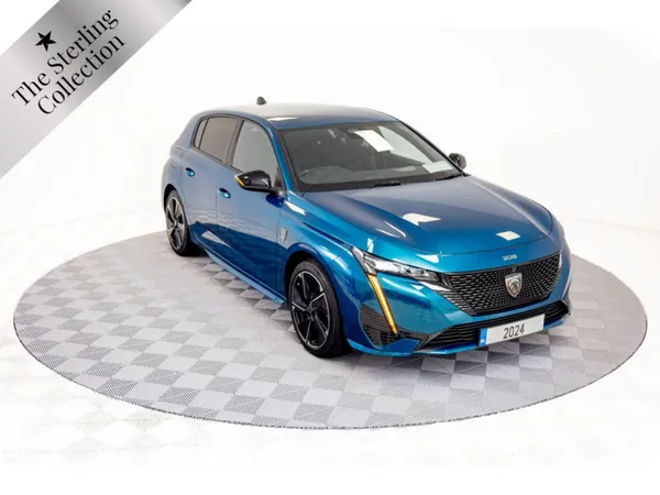 Peugeot 308 Hatchback, Electric, 2024, Blue