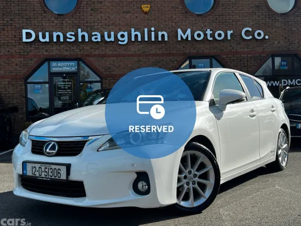 Lexus CT Hatchback, Petrol Hybrid, 2012, White