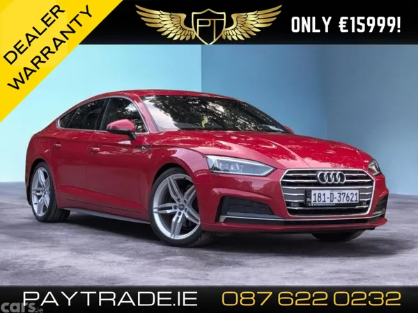 Audi A5 Hatchback, Diesel, 2018, Red
