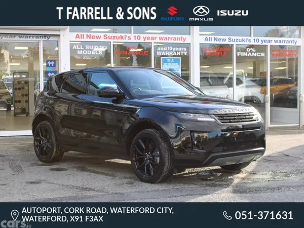Land Rover Range Rover Evoque Estate, Petrol Hybrid, 2026, Black