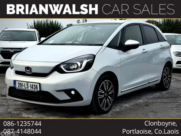 Honda Fit Hatchback, Petrol Hybrid, 2020, White