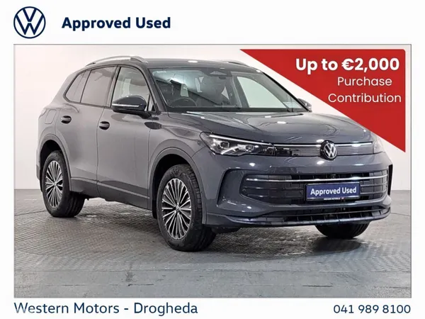 Volkswagen Tiguan SUV, Petrol Plug-in Hybrid, 2026, Grey