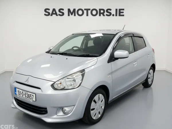 Mitsubishi Mirage Hatchback, Petrol, 2015, Silver