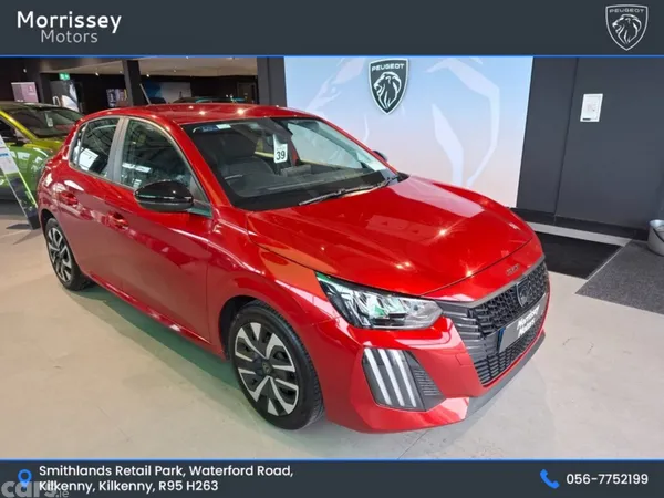 Peugeot 208 Hatchback, Petrol, 2024, Red