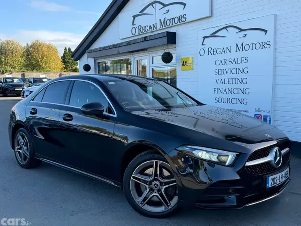 Mercedes-Benz A-Class Saloon, Petrol Plug-in Hybrid, 2020, Black