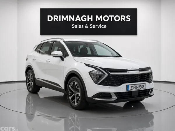 Kia Sportage SUV, Diesel Hybrid, 2023, White