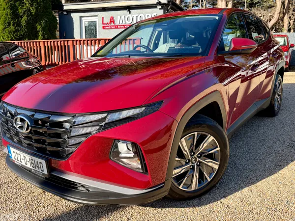 Hyundai Tucson SUV, Petrol Hybrid, 2022, Red