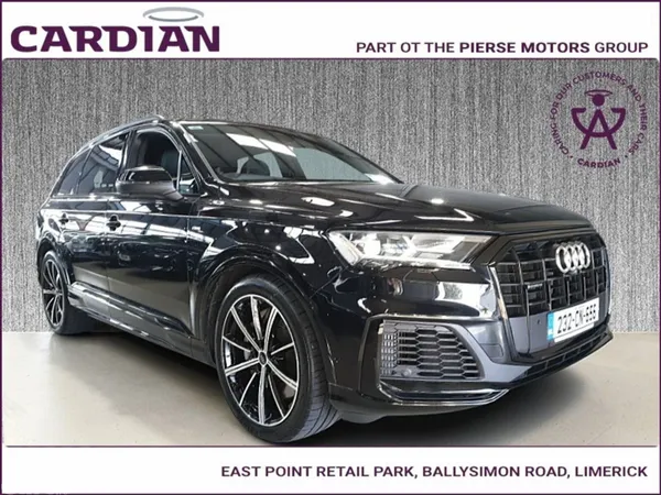 Audi Q7 SUV, Petrol Plug-in Hybrid, 2023, Black