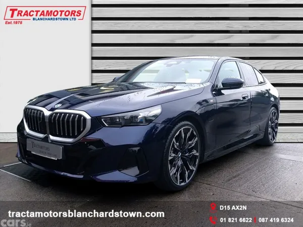 BMW 5-Series Saloon, Petrol Plug-in Hybrid, 2025, Blue