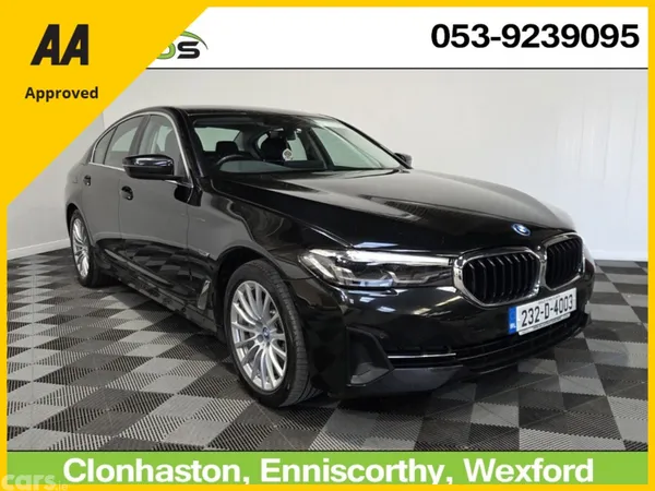 BMW 5-Series Saloon, Petrol Plug-in Hybrid, 2023, Black