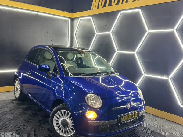 Fiat 500 Hatchback, Petrol, 2009, Blue