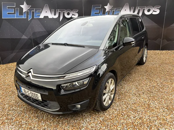 Citroen Grand C4 Picasso Hatchback, Petrol, 2016, Black