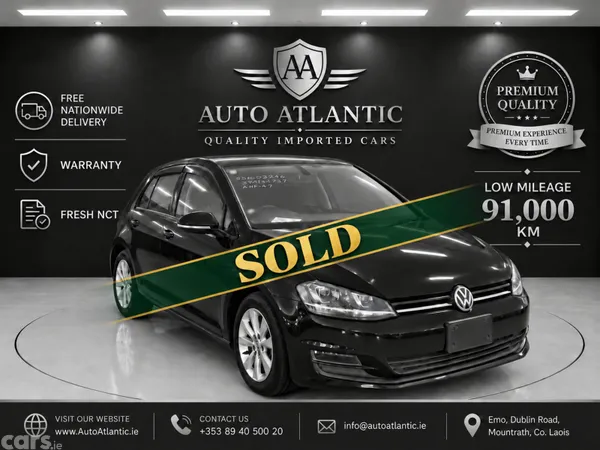 Volkswagen Golf Hatchback, Petrol, 2013, Black
