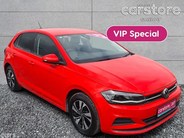 Volkswagen Polo Hatchback, Petrol, 2021, Red