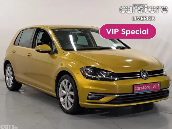 Volkswagen Golf Hatchback, Petrol, 2017, Gold