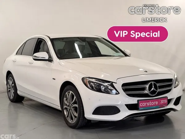 Mercedes-Benz C-Class Saloon, Petrol Plug-in Hybrid, 2018, White