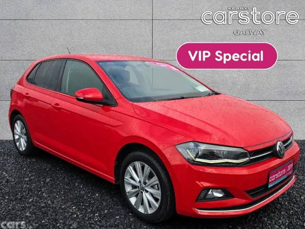 Volkswagen Polo Hatchback, Petrol, 2019, Red