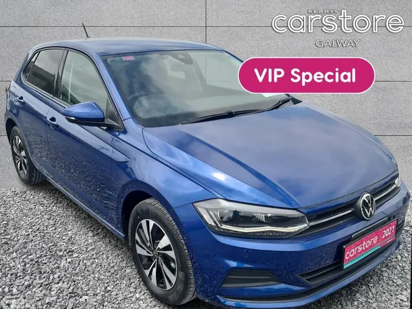 Volkswagen Polo Hatchback, Petrol, 2021, Blue