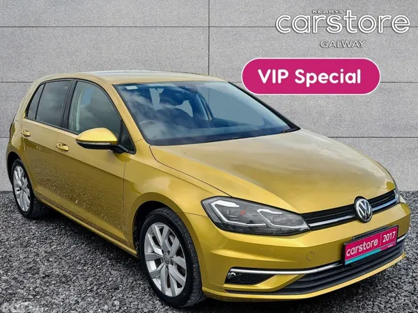 Volkswagen Golf Hatchback, Petrol, 2017, Yellow