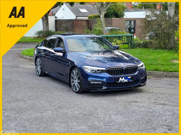 BMW 5-Series Saloon, Diesel, 2018, Blue