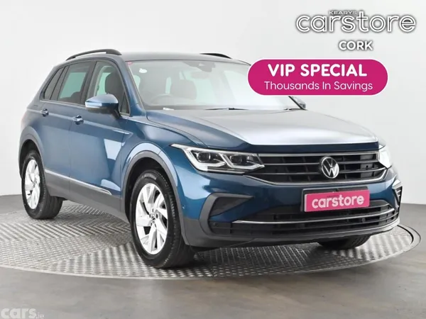 Volkswagen Tiguan SUV, Petrol Hybrid, 2023, Blue