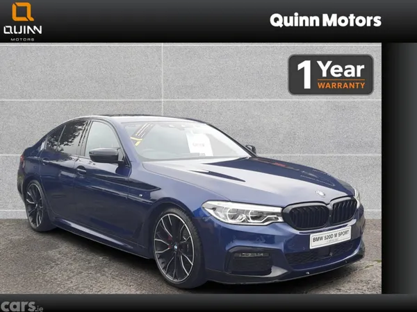 BMW 5-Series Saloon, Diesel, 2020, Blue