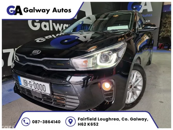 Kia Rio Hatchback, Petrol, 2019, Black