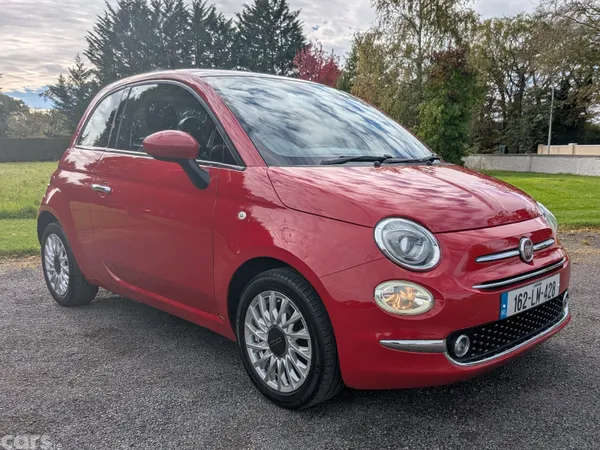 Fiat 500 Hatchback, Petrol, 2016, Red