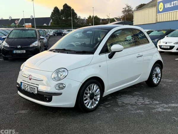Fiat 500 Hatchback, Petrol, 2015, White
