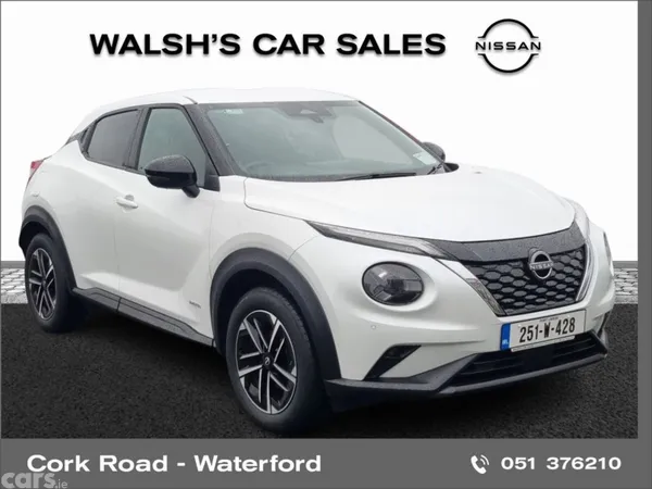 Nissan Juke Hatchback, Petrol Hybrid, 2025, White