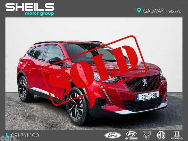 Peugeot 2008 MPV, Electric, 2023, Red