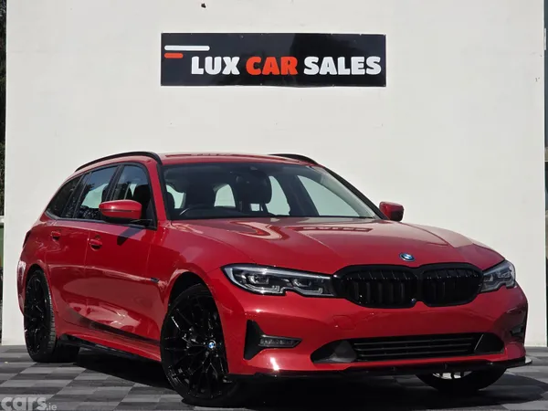 BMW 3-Series Estate, Petrol Hybrid, 2022, Red
