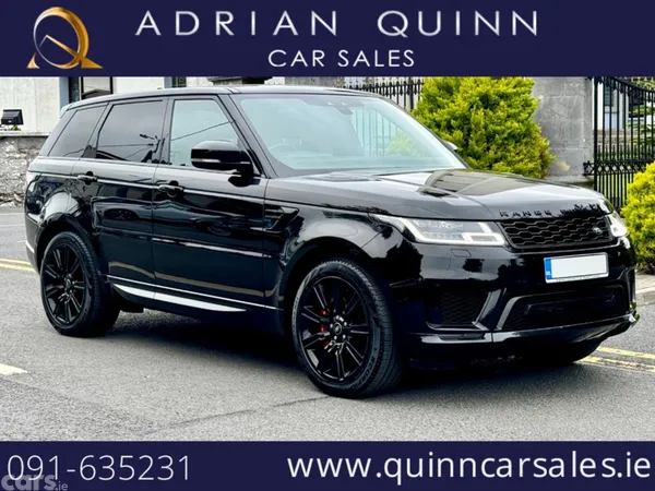Land Rover Range Rover Sport SUV, Petrol Plug-in Hybrid, 2021, Black