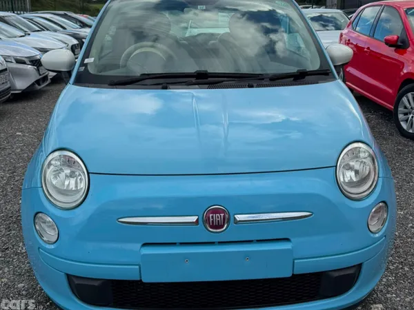 Fiat 500 Hatchback, Petrol, 2013, Blue