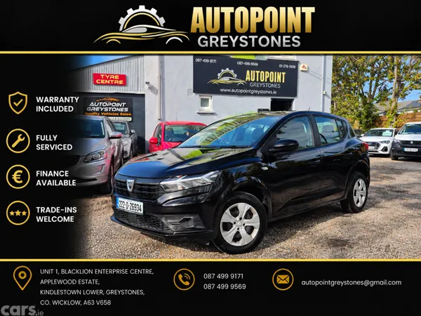Dacia Sandero Hatchback, Petrol, 2021, Black
