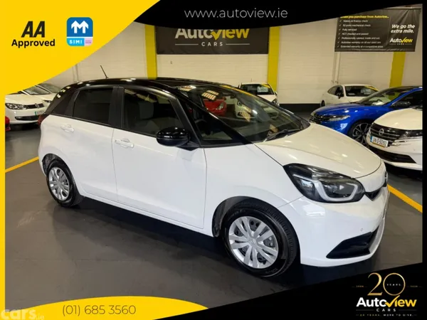 Honda Fit Hatchback, Petrol Hybrid, 2023, White