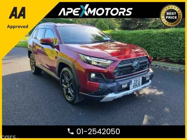 Toyota RAV4 SUV, Petrol Hybrid, 2023, Red