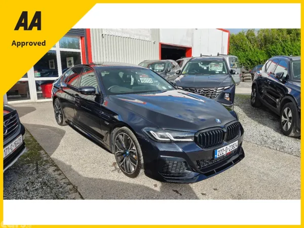 BMW 5-Series Saloon, Petrol Plug-in Hybrid, 2022, Black