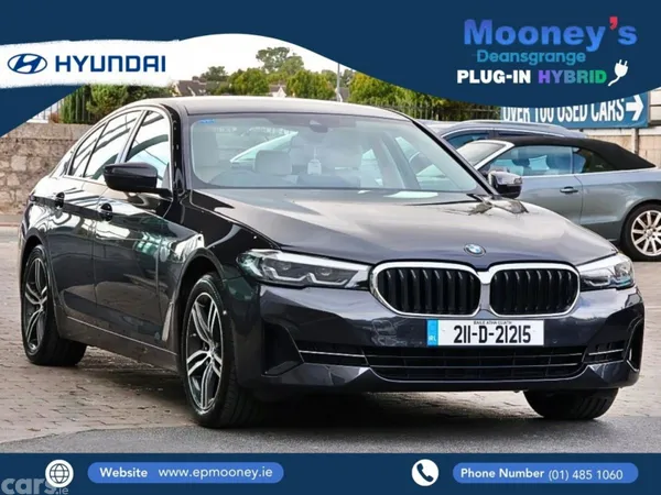 BMW 5-Series Saloon, Petrol Plug-in Hybrid, 2021, Grey